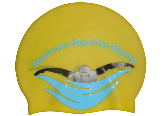 Eco-содружественные изготовленные на заказ желтые крышки заплывания силикона для взрослых